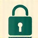 Lock icon with secure shield